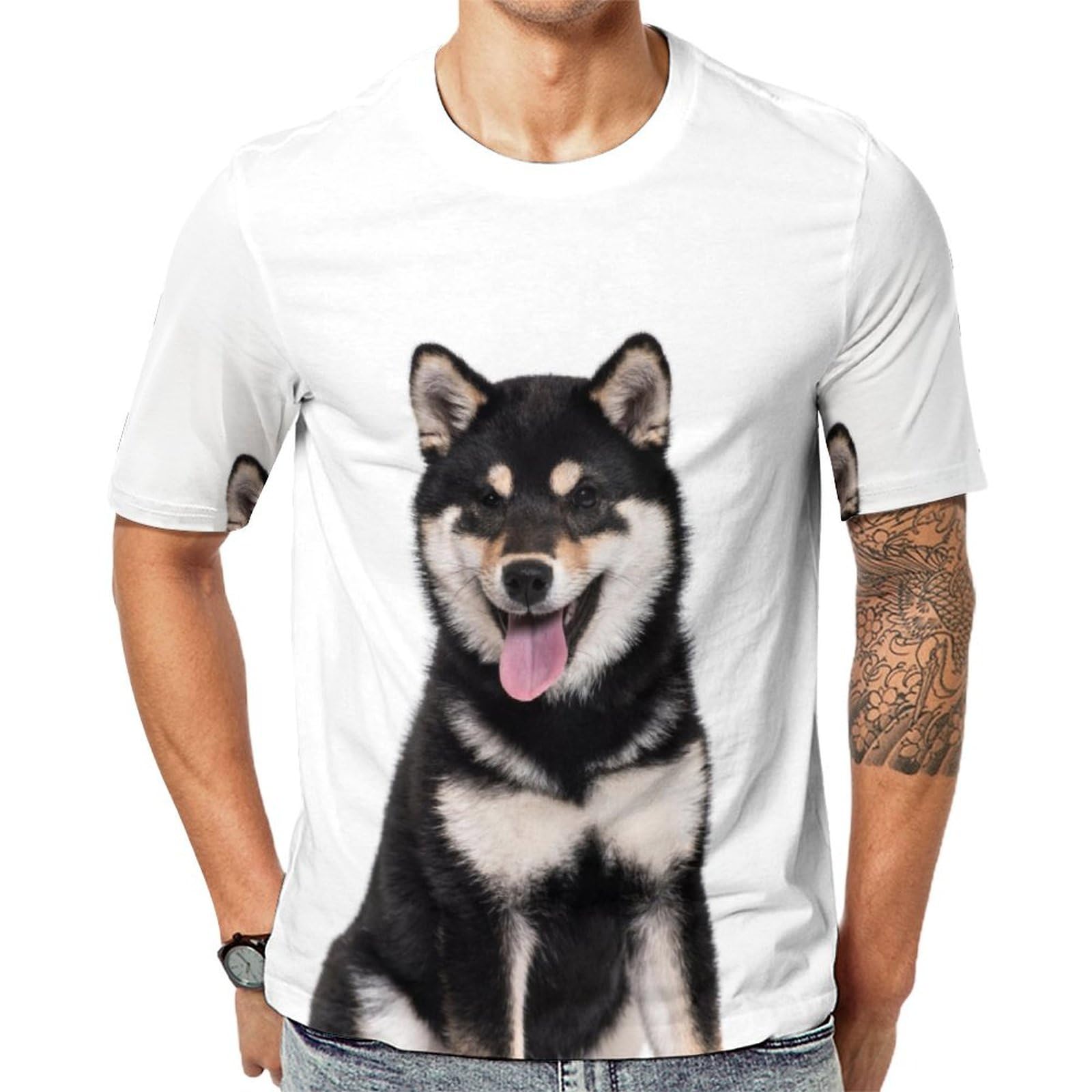 ク・ラッチブランド 大型犬メンズTシャツ ク・ラッチブランド 大型犬メンズTシャツ